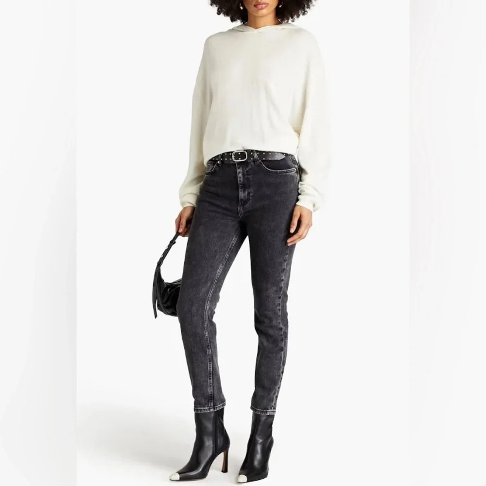 IRO High-Rise Charcoal Skinny Jeans